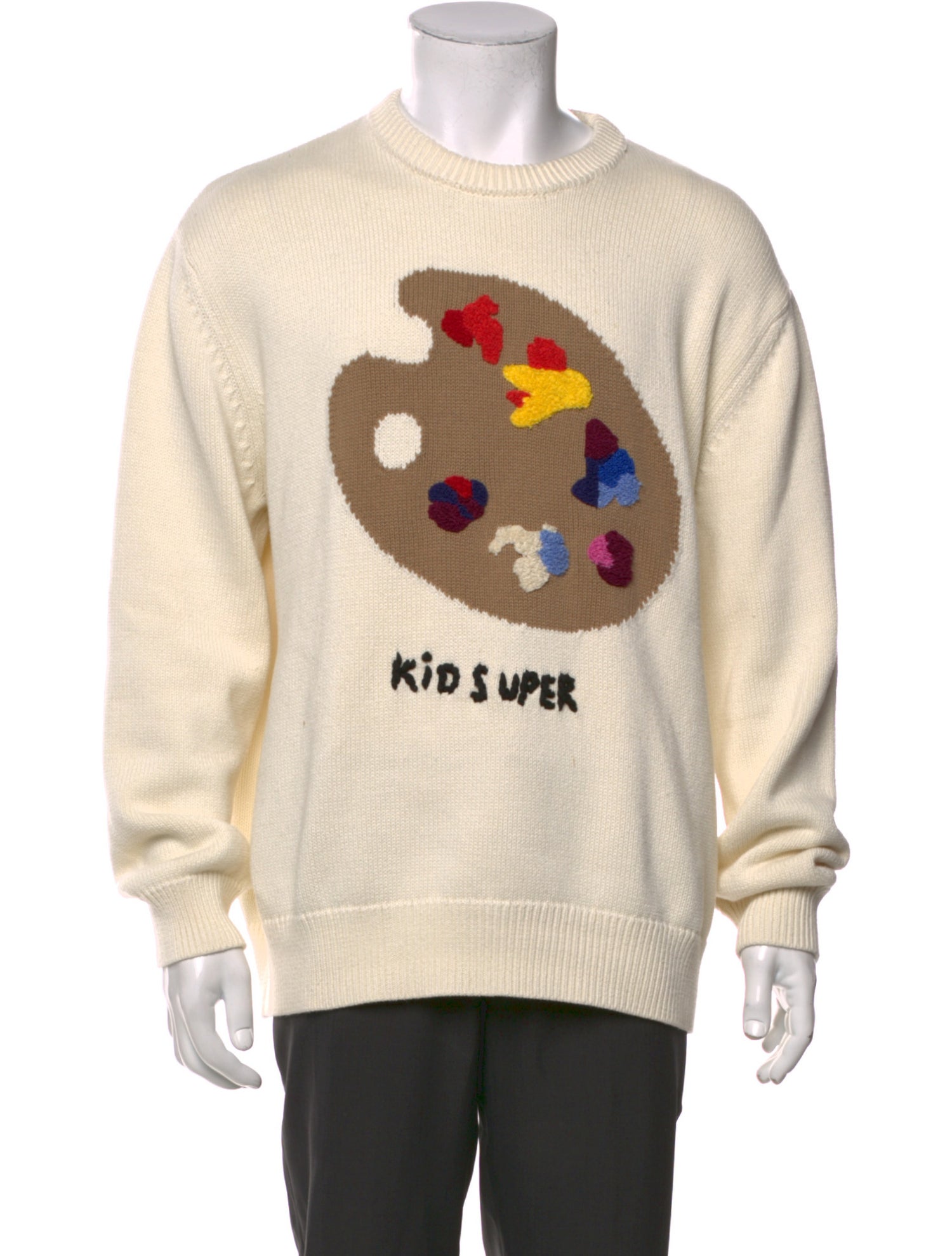 KidSuper Graphic Print Crew Neck Pullover