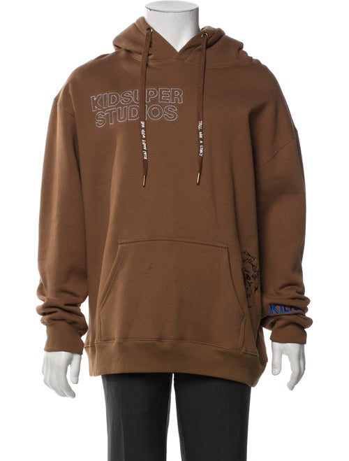 KidSuper Graphic Print Mock Neck Pullover