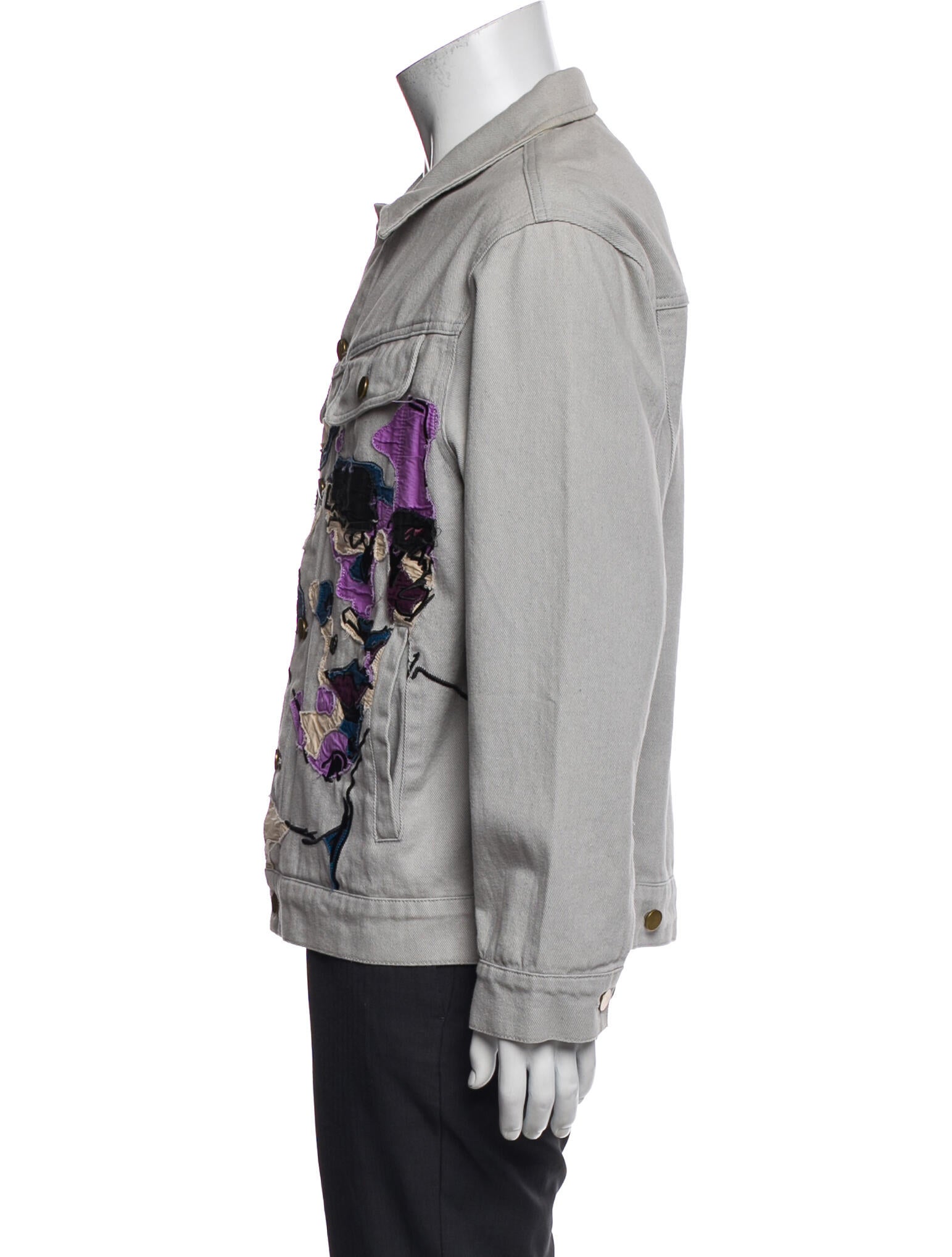 KidSuper Graphic Print Denim Jacket