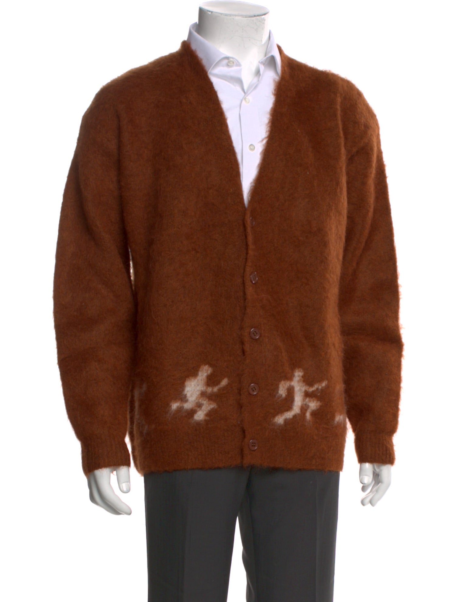 KidSuper Mohair V-Neck Cardigan