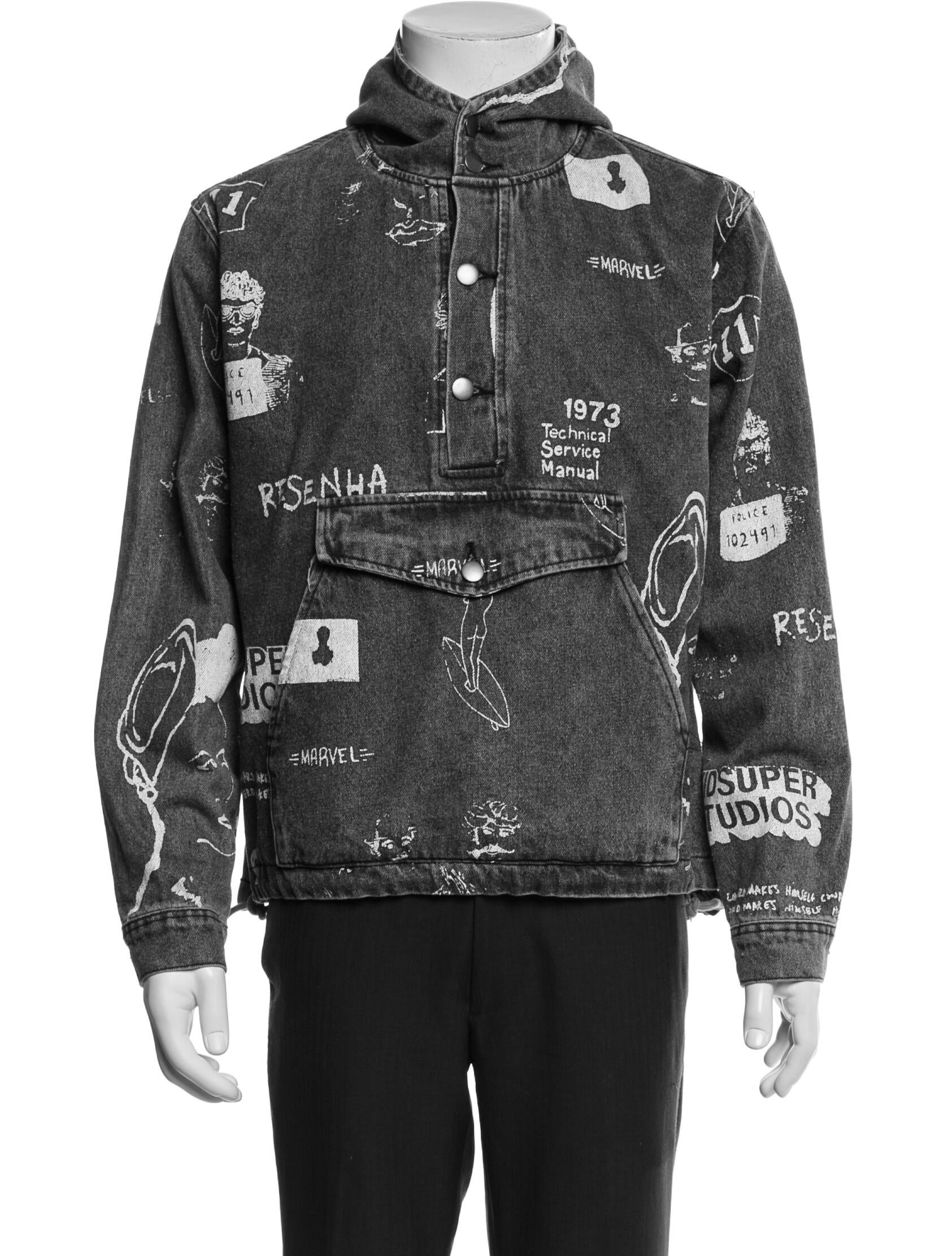 KidSuper Graphic Print Denim Jacket