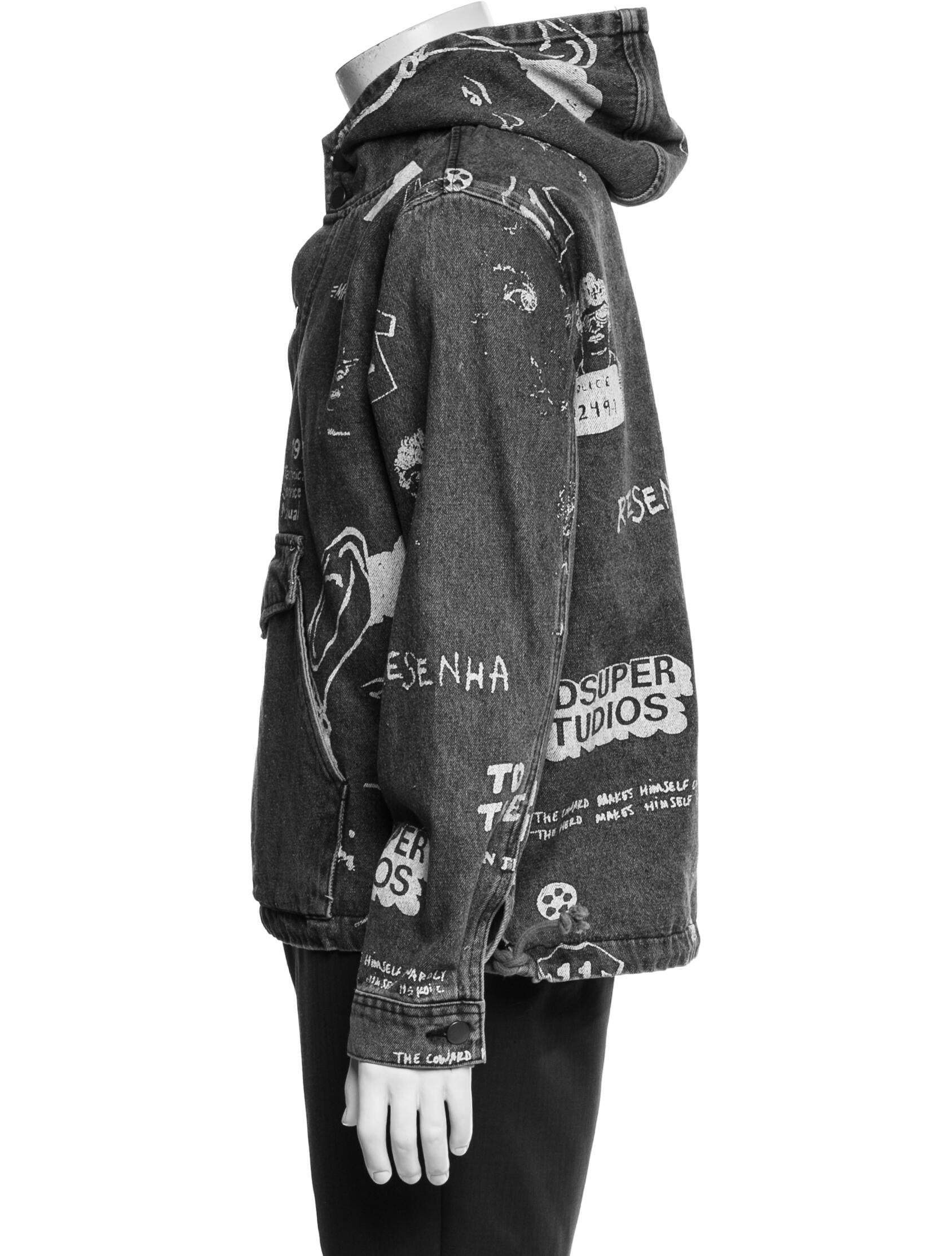 KidSuper Graphic Print Denim Jacket