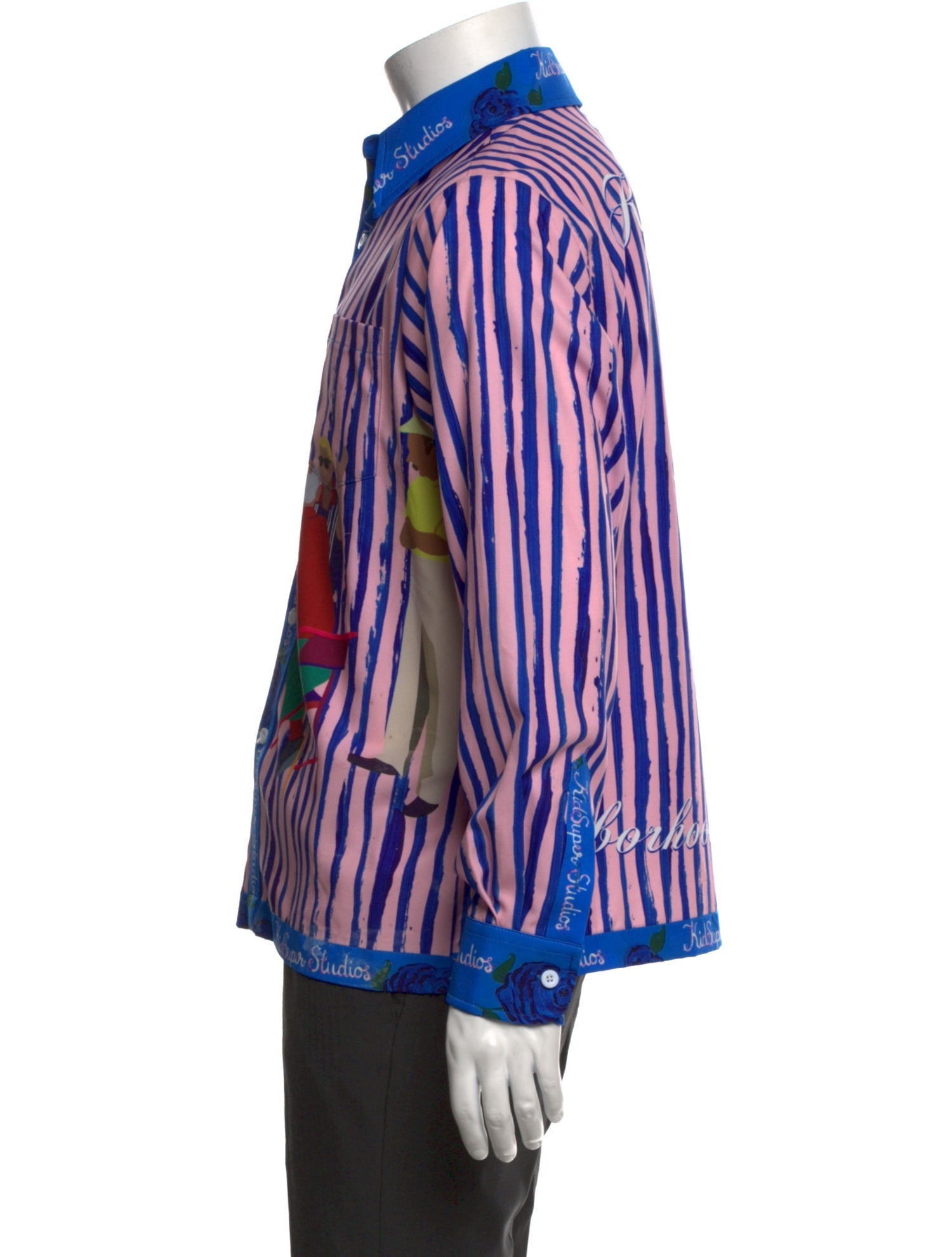 KidSuper Striped Long Sleeve Shirt