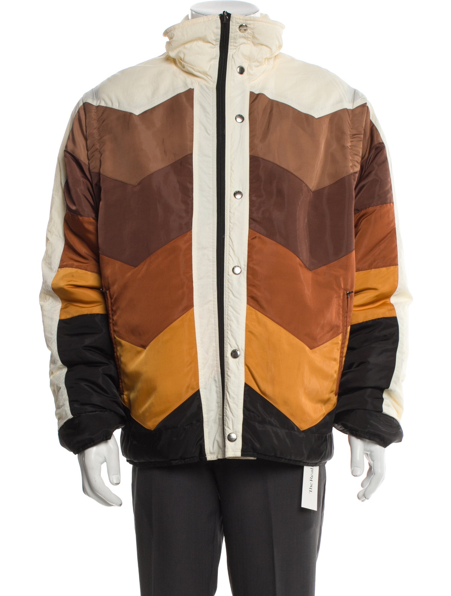 Keiser Clark Colorblock Pattern Windbreaker