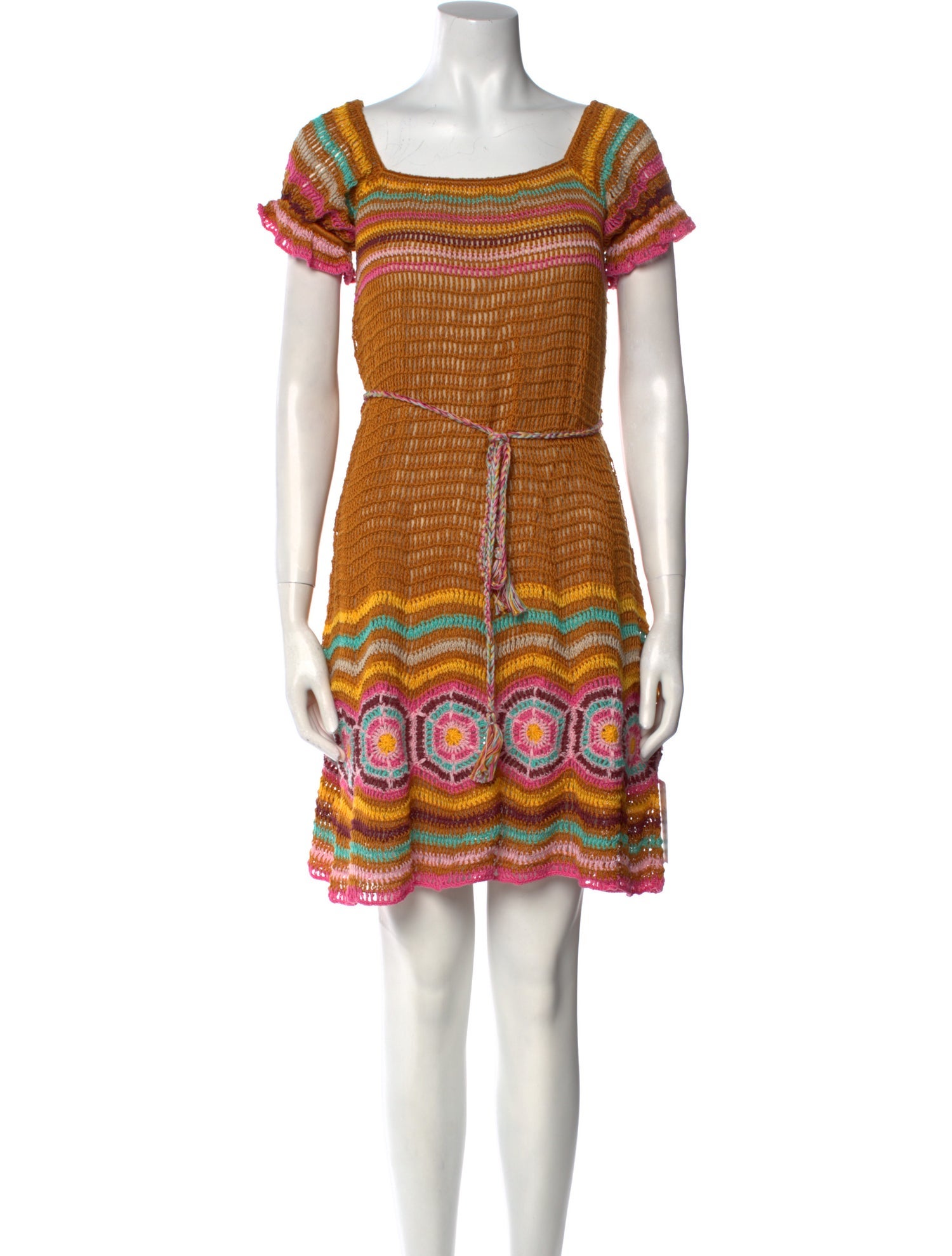 Anna Kosturova Striped Mini Dress w/ Tags