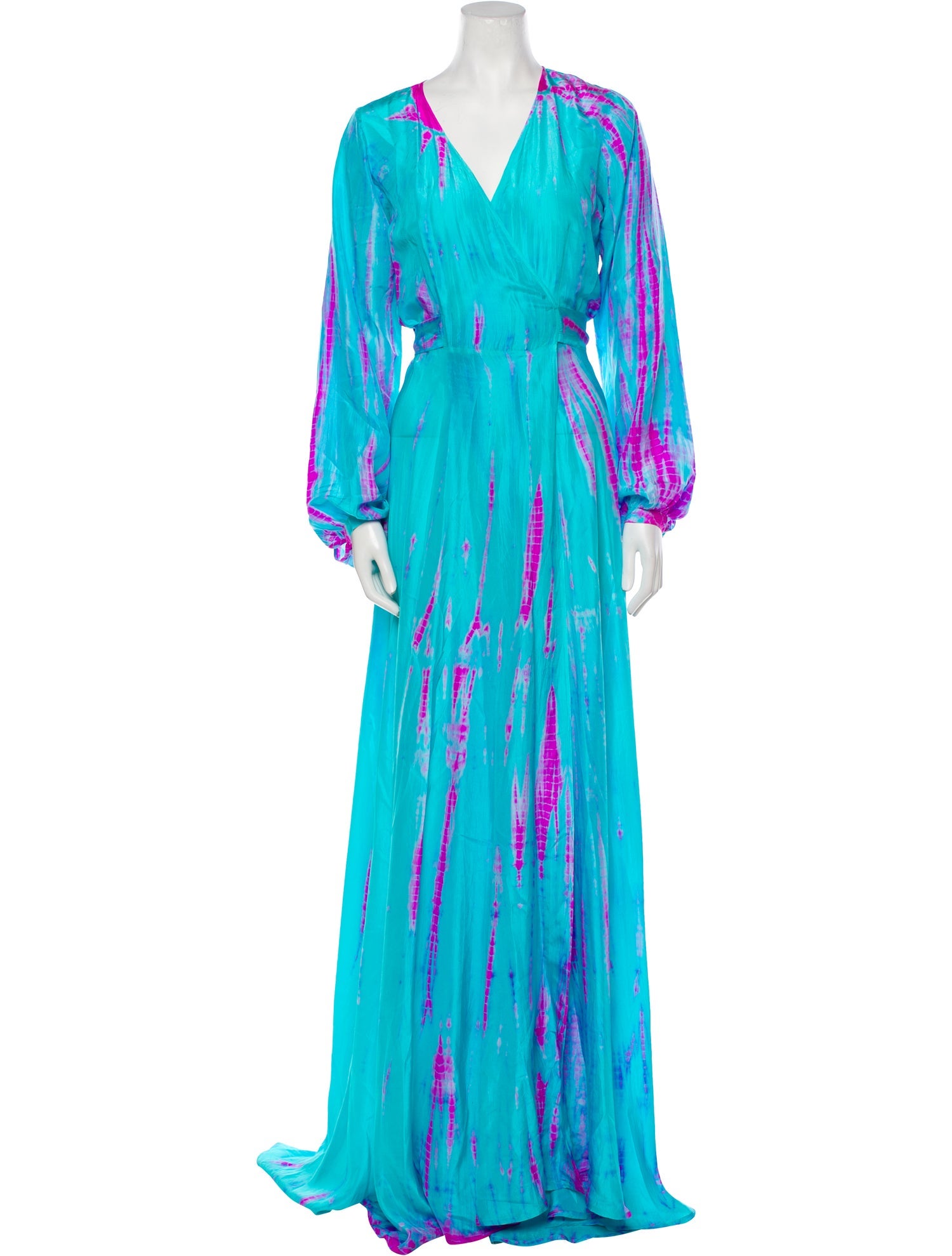 Anna Kosturova Silk Long Dress