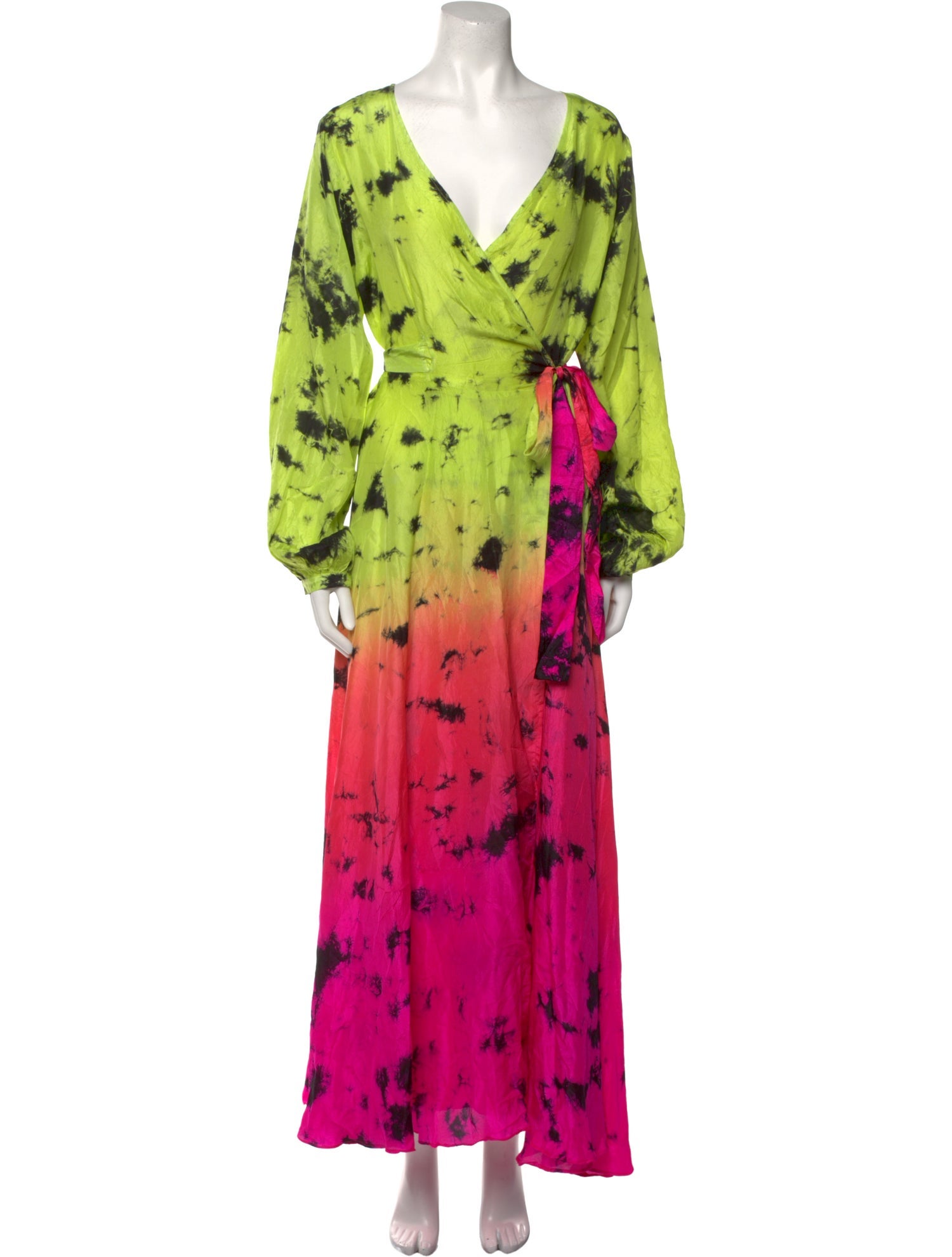 Anna Kosturova Silk Long Dress