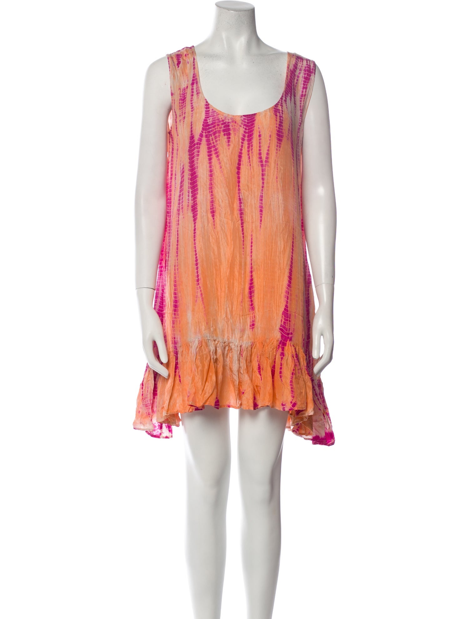 Anna Kosturova Silk Mini Dress