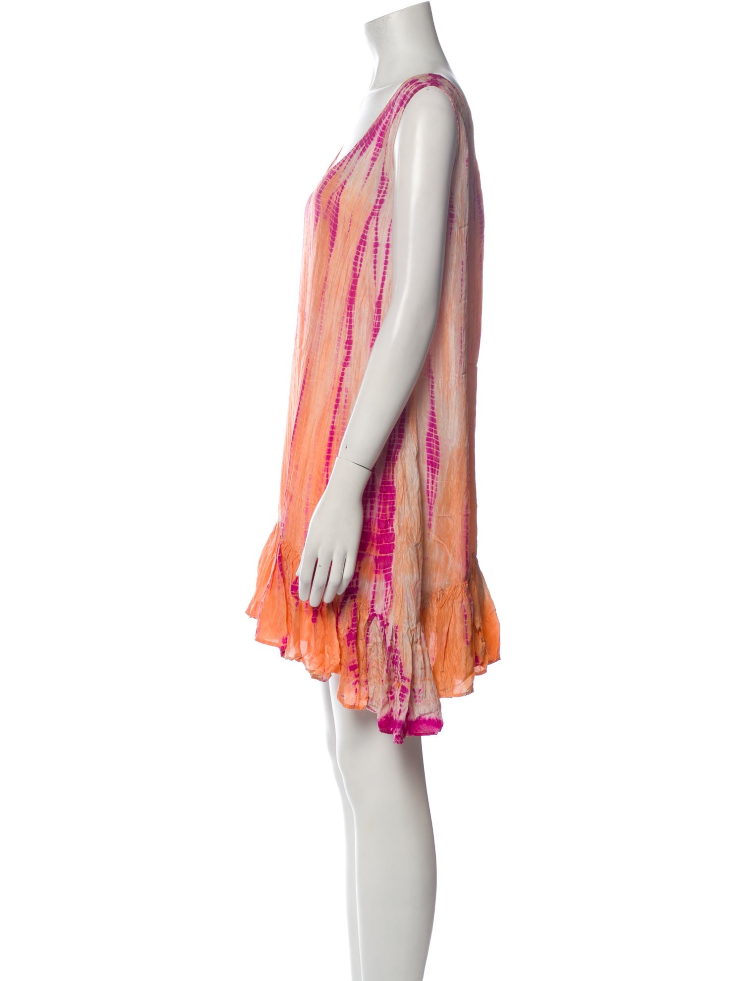 Anna Kosturova Silk Mini Dress