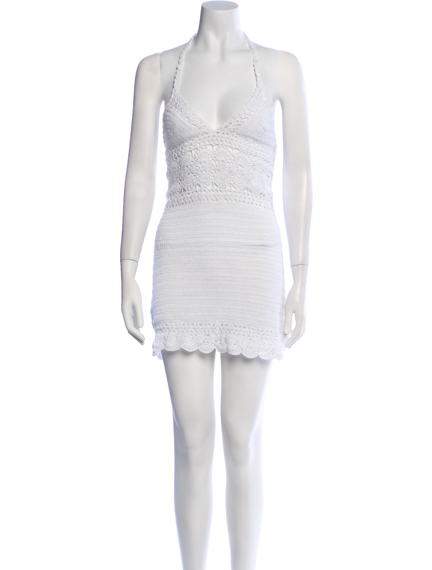 Anna Kosturova V-Neck Mini Dress w/ Tags