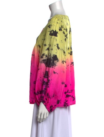 Anna Kosturova Silk Printed Blouse