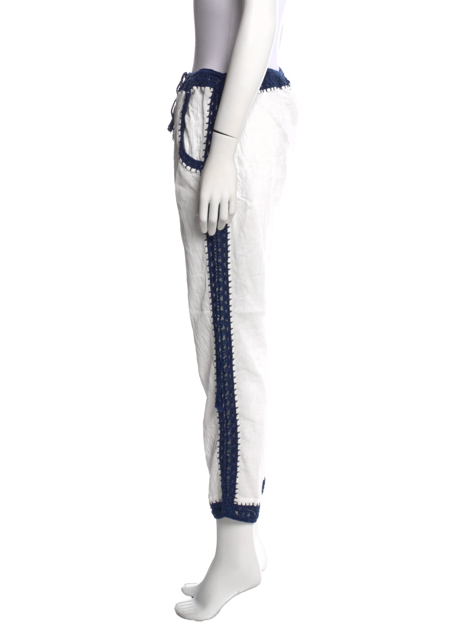 Anna Kosturova Printed Skinny Leg Pants