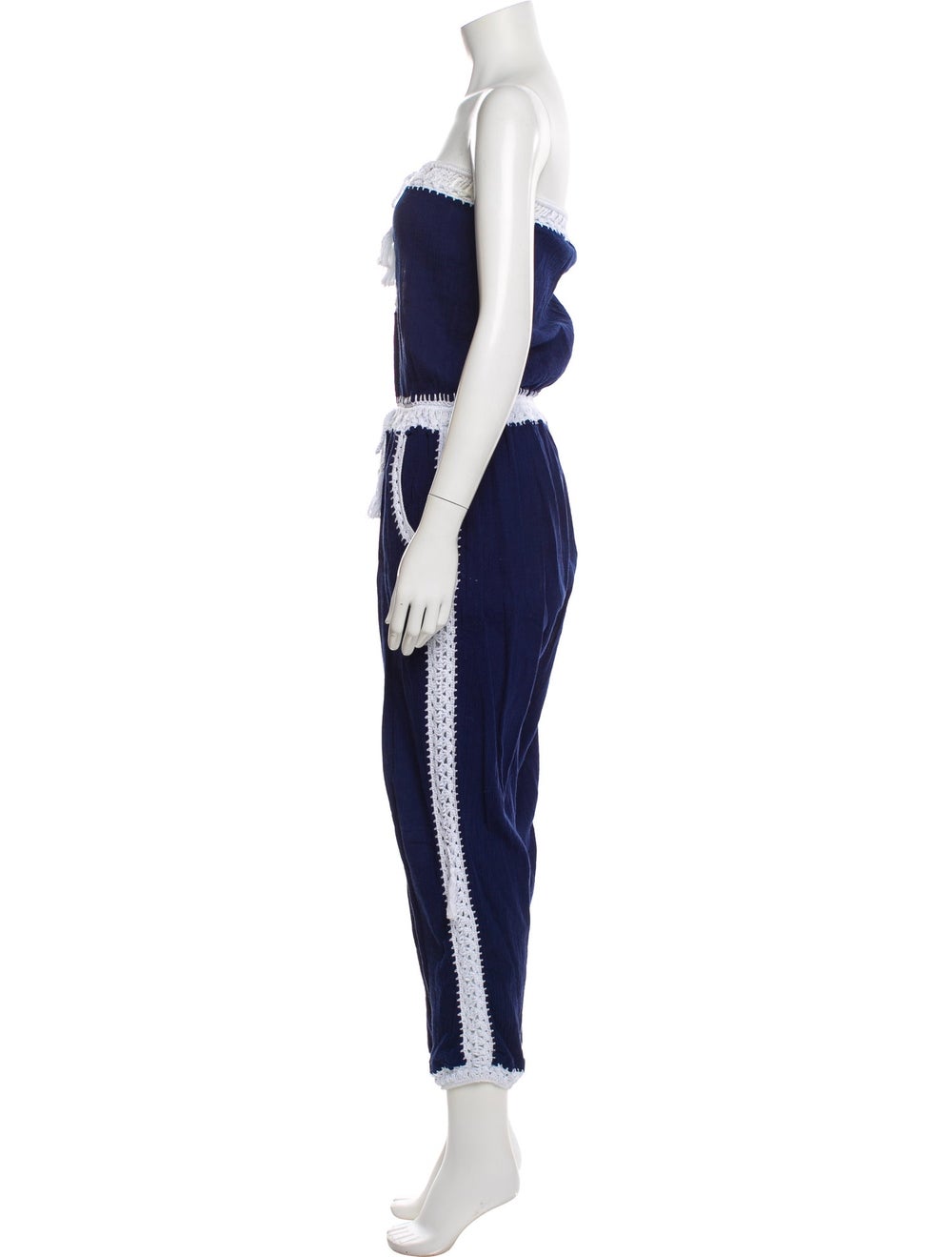 Anna Kosturova Colorblock Pattern Strapless Jumps… - image 2