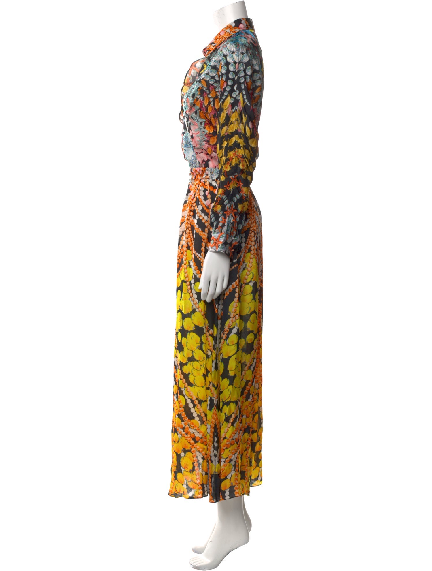 Kore Collection Animal Print Long Dress