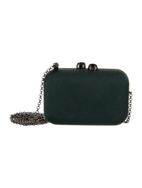 Kotur Canvas Box Clutch Green