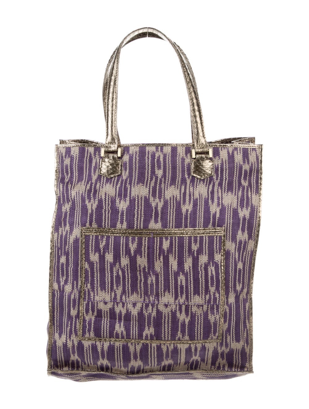 purple straw bag