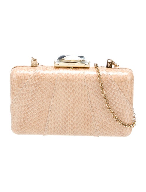 Kotur Embossed Leather Minaudière