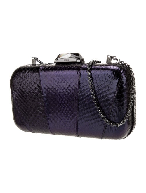 Kotur Snakeskin Minaudière