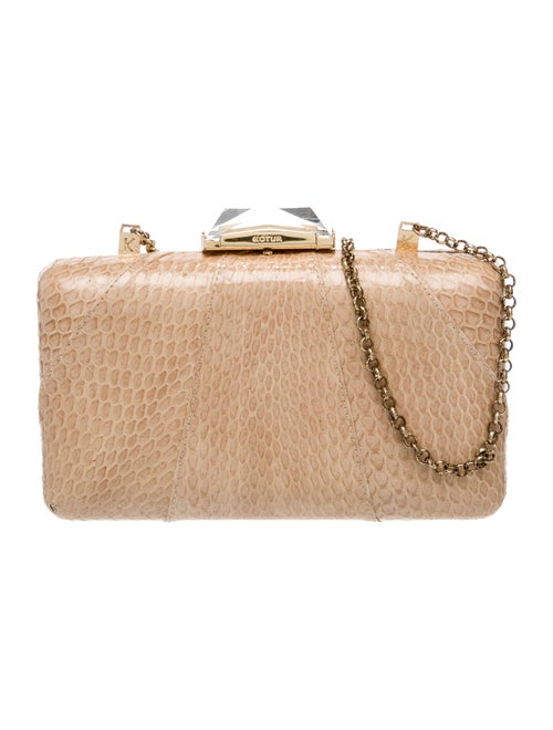 Kotur Embossed Leather Minaudière