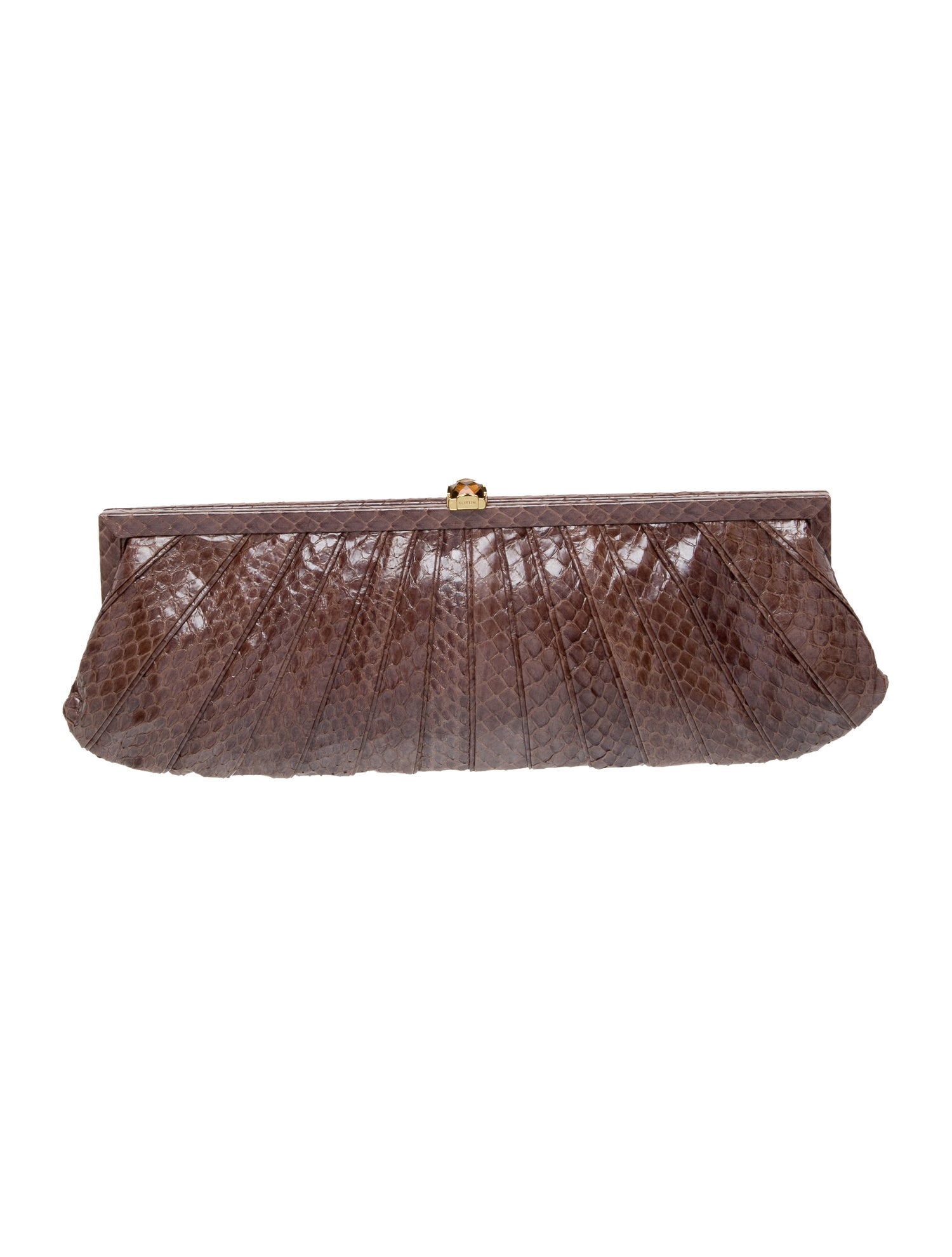 Kotur Embossed Leather Evening Bag