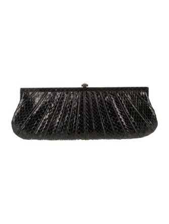 Kotur Embossed Leather Evening Bag