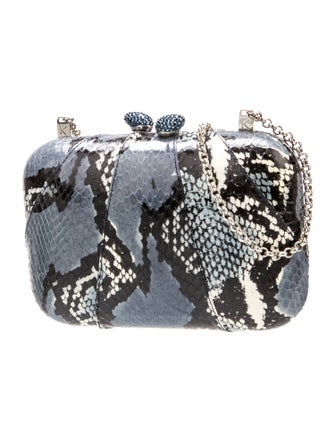 Kotur Embossed Leather Minaudière