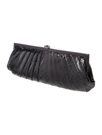 Kotur Embossed Leather Evening Bag
