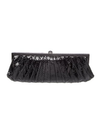 Kotur Embossed Leather Evening Bag