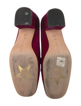 Kotur Velvet Crystal Embellishments Loafers