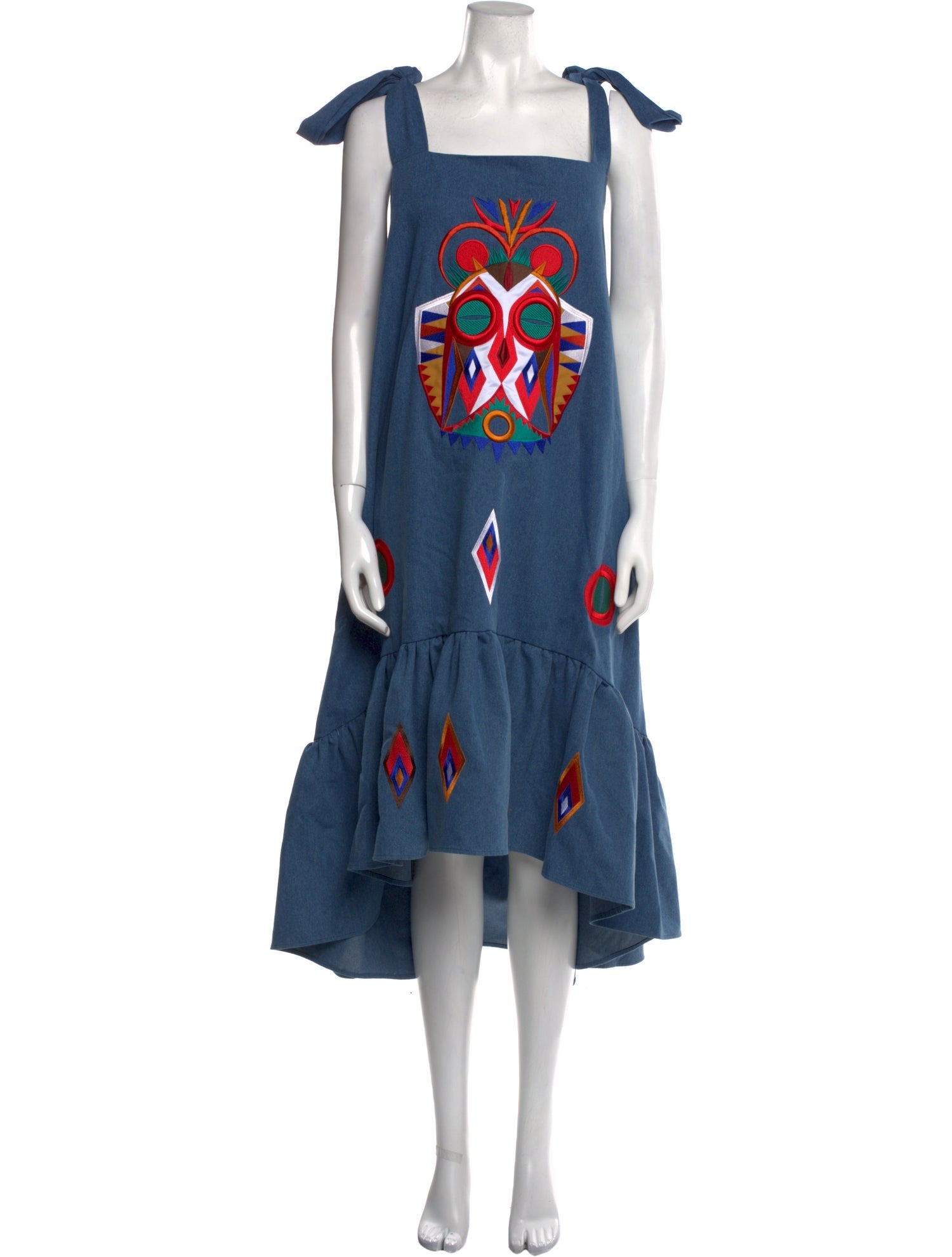 Katya Dobryakova Printed Long Dress w/ Tags