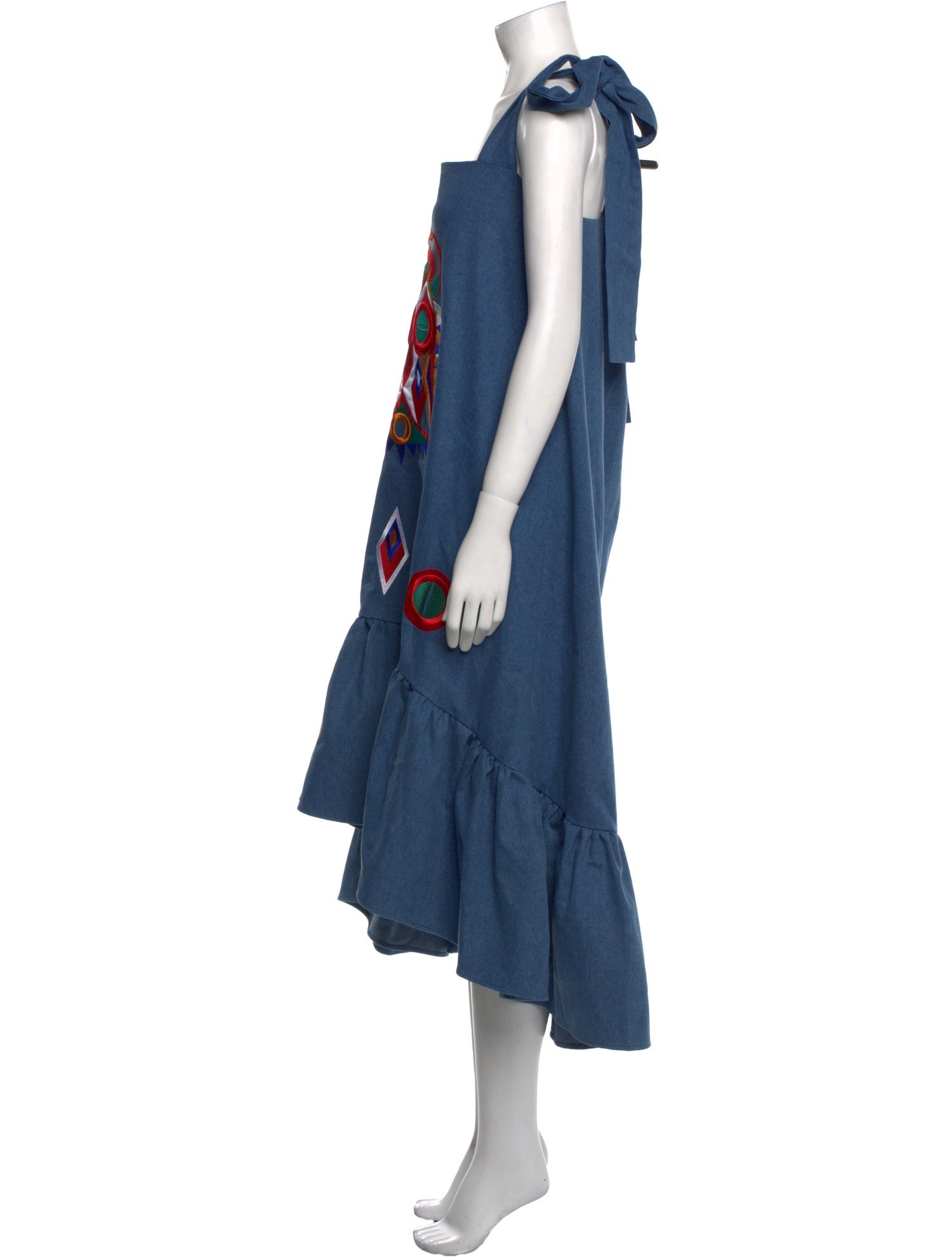 Katya Dobryakova Printed Long Dress w/ Tags