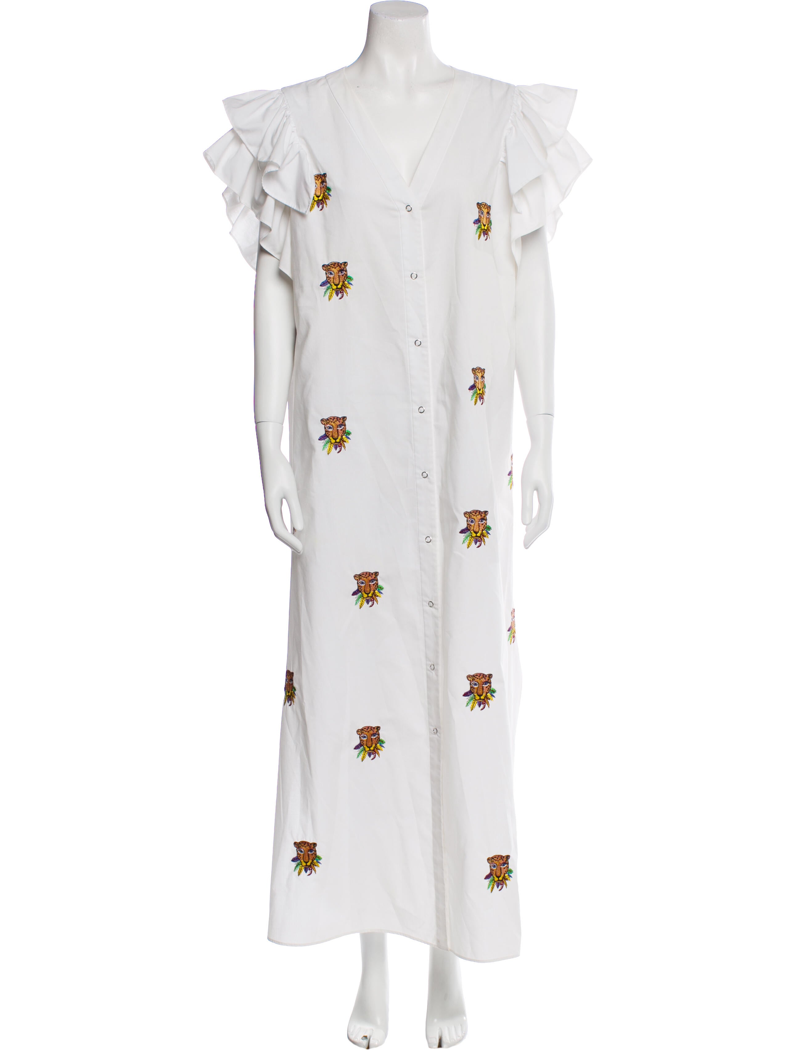 Katya Dobryakova Printed Long Dress