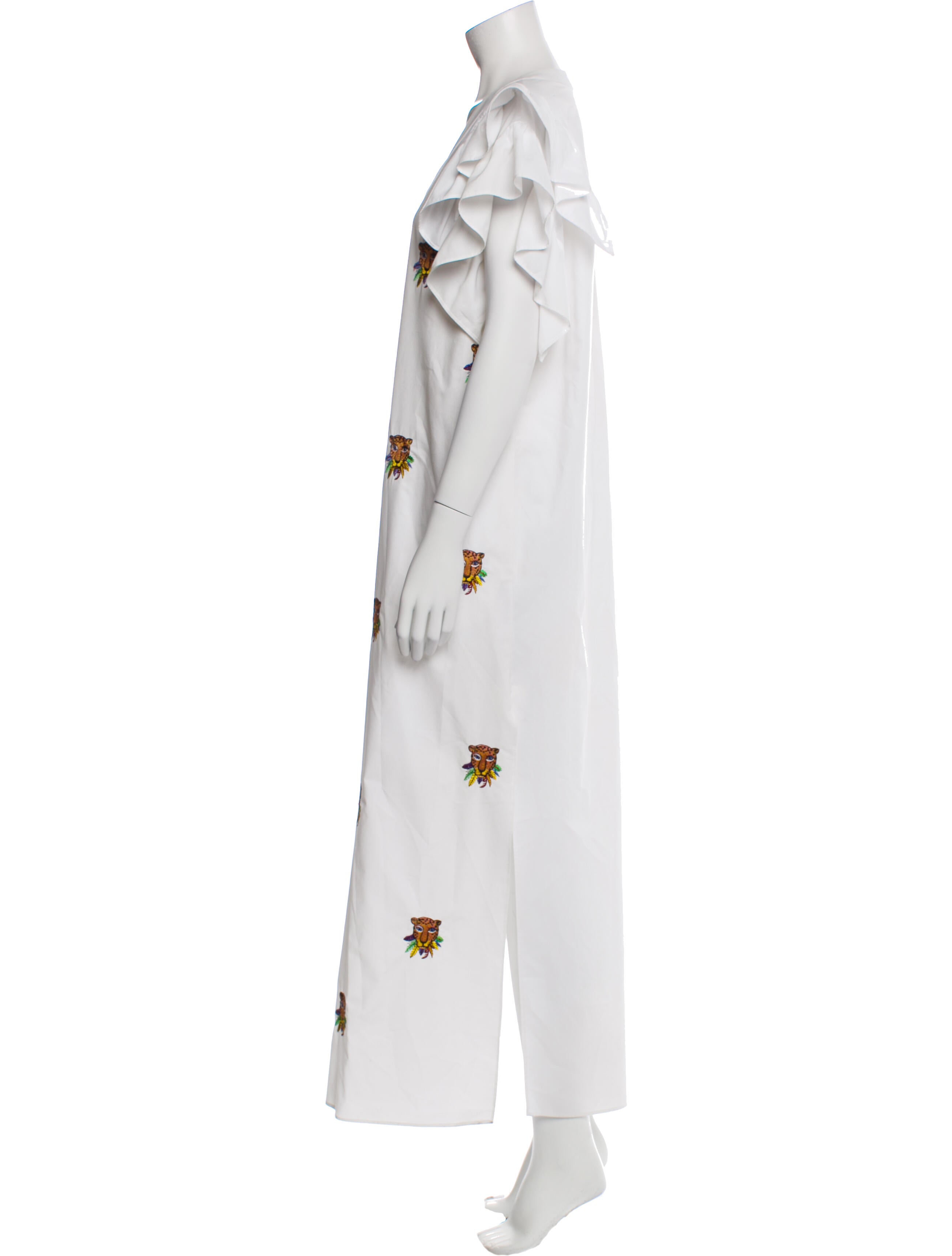 Katya Dobryakova Printed Long Dress