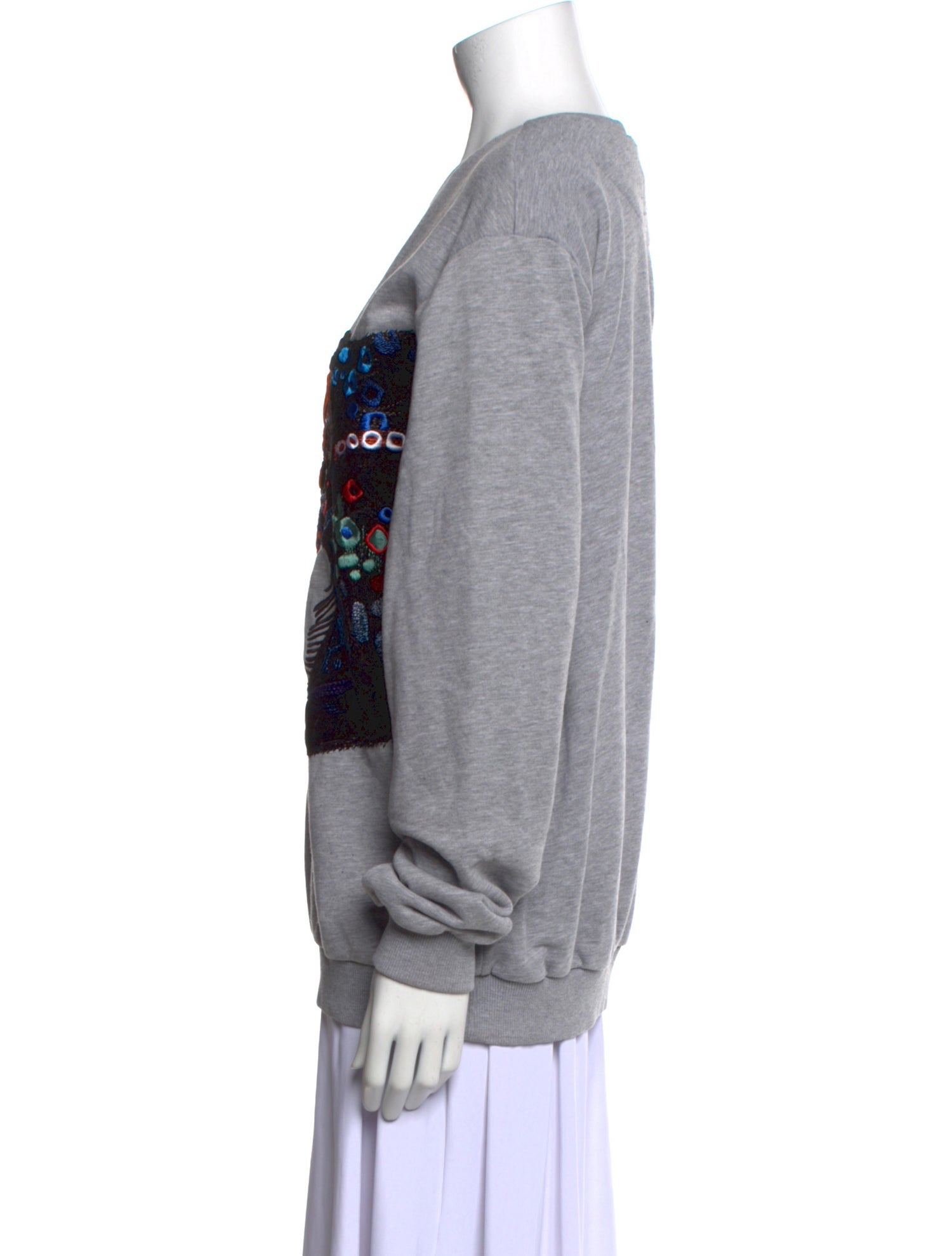 Katya Dobryakova Graphic Print Crew Neck Sweater