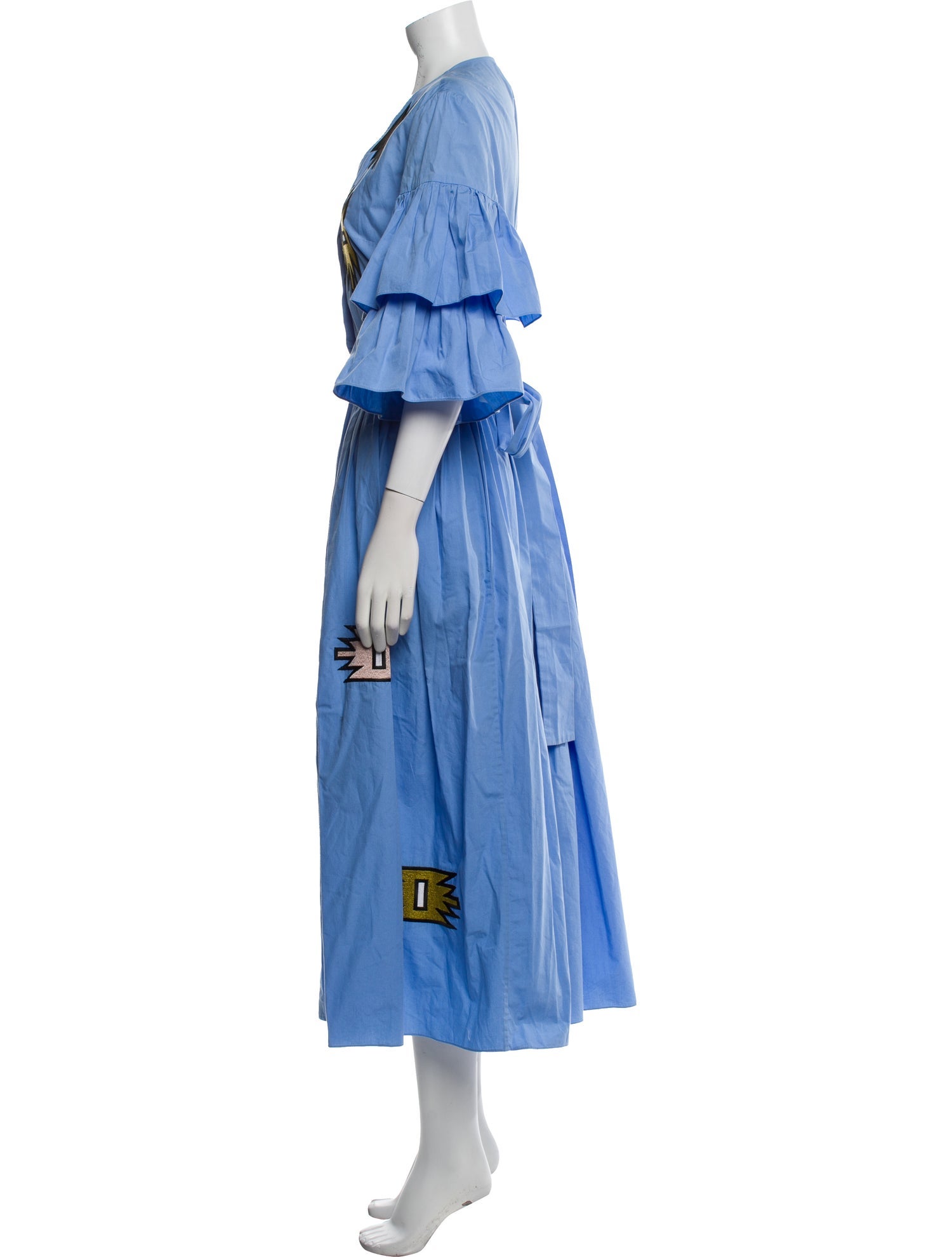 Katya Dobryakova Floral Print Long Dress