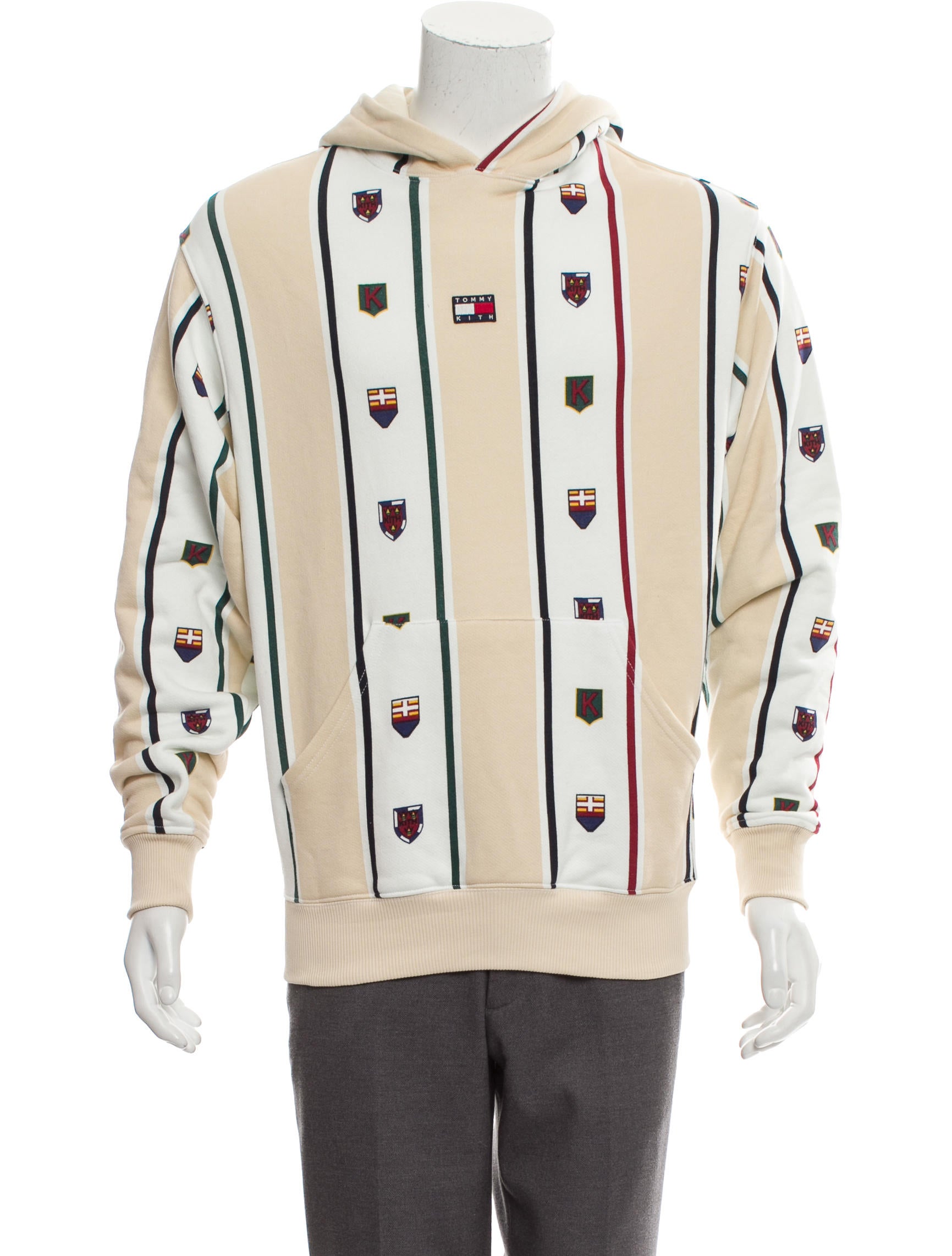 Kith x Tommy Hilfiger Striped Logo Hoodie