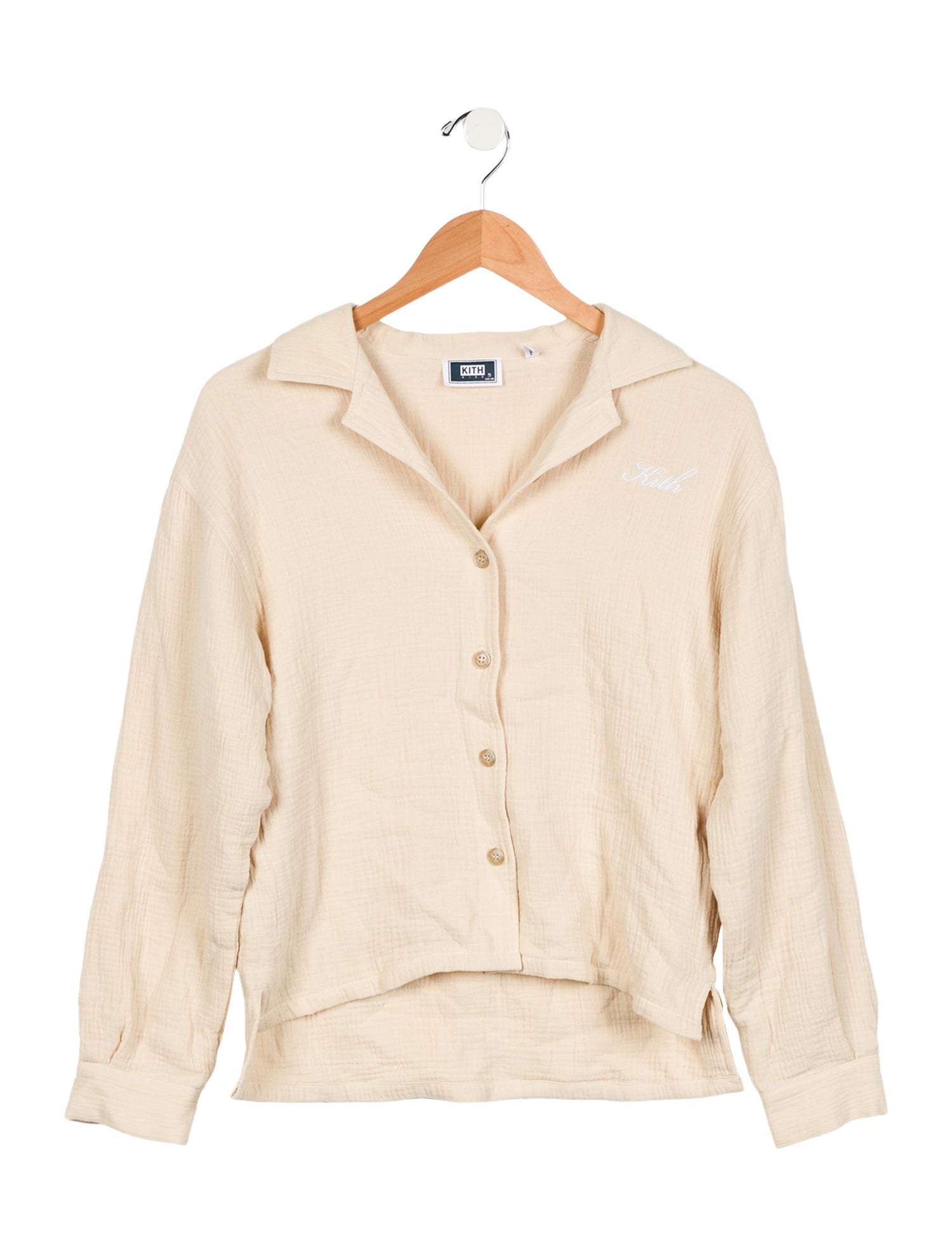 Kith Kids Boys' Embroidered Button Up Shirt