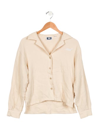 Kith Kids Boys' Embroidered Button Up Shirt