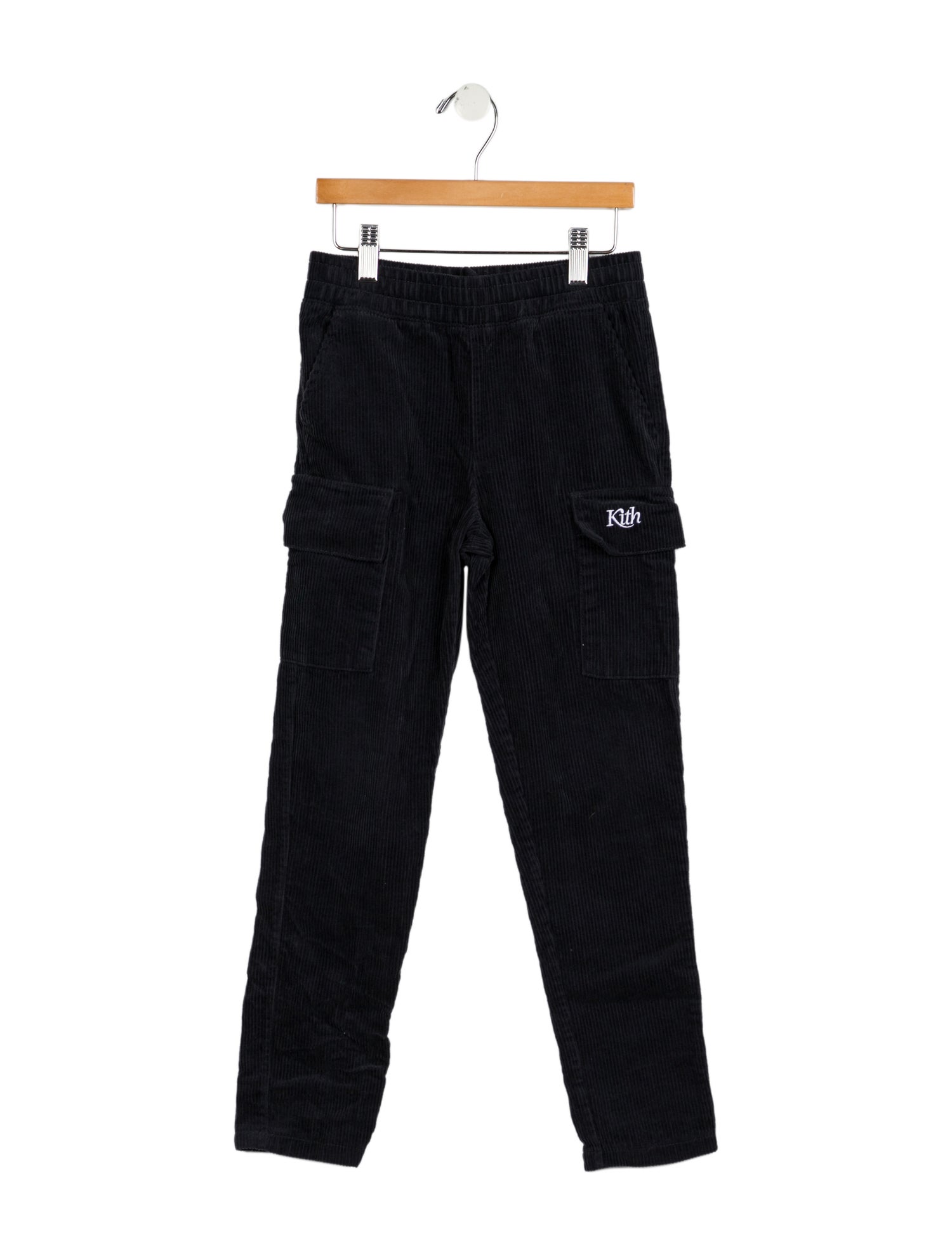 Kith Kids Girls' Embroidered High Waisted Pants