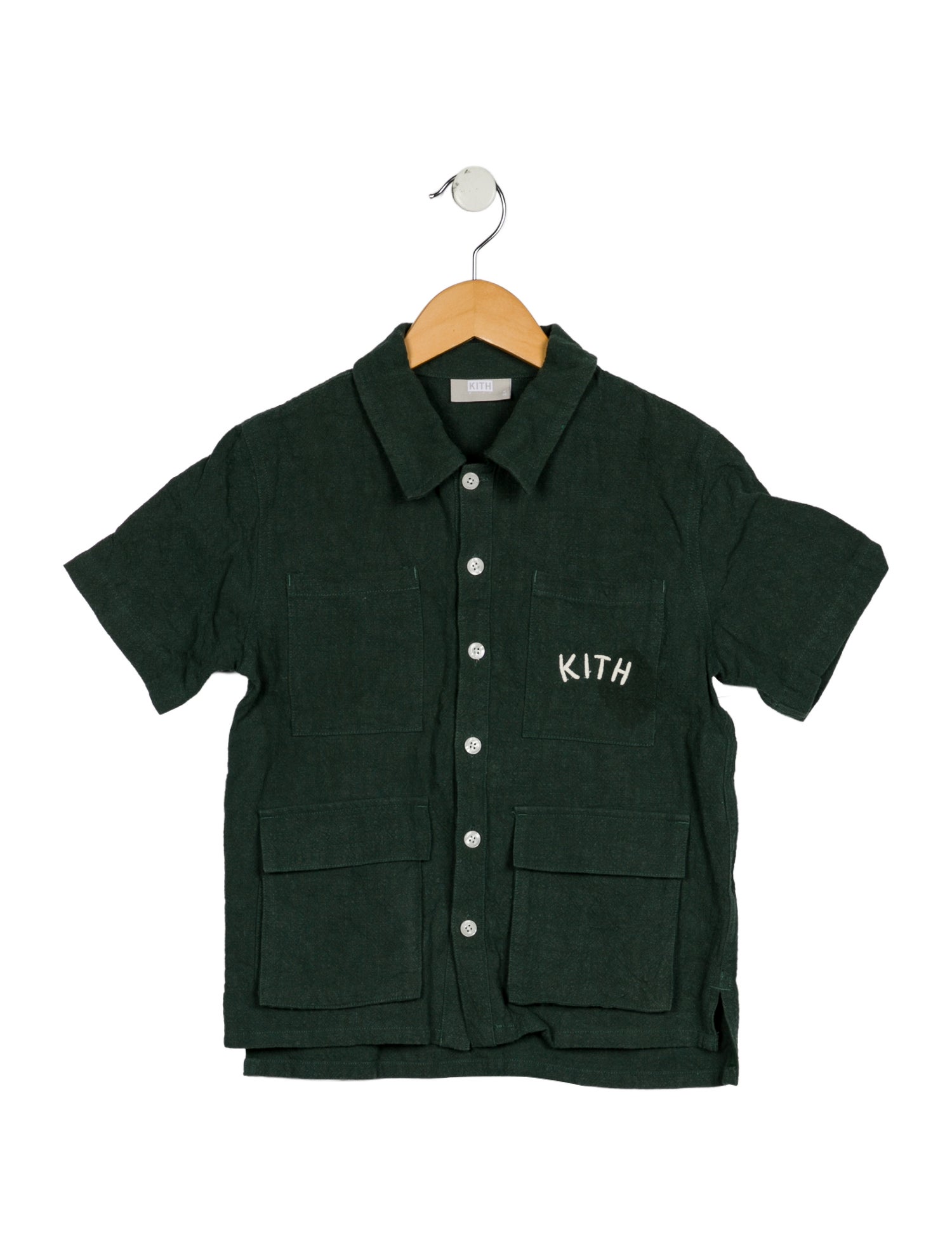 Kith Kids Boys' Embroidered Button-Up Shirt