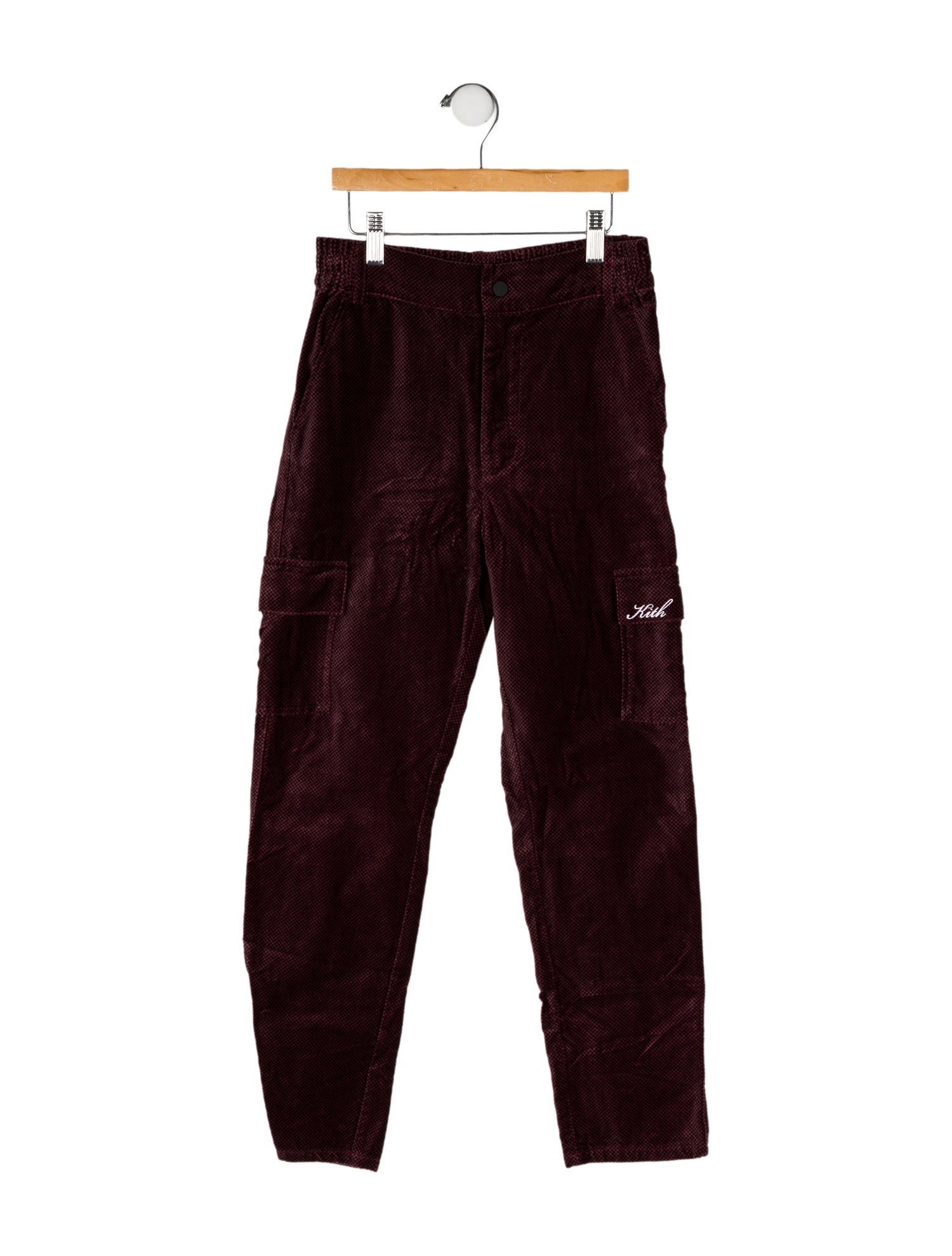 Kith Kids Girls' Checkered " Printed Straight Leg Pants
