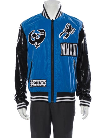 KTZ 2000's Graphic Print Varsity Jacket
