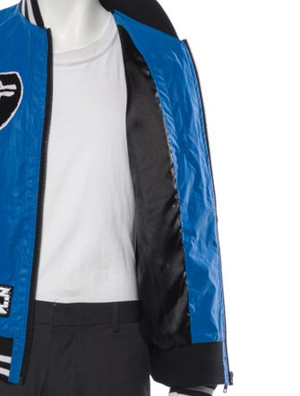 KTZ 2000's Graphic Print Varsity Jacket