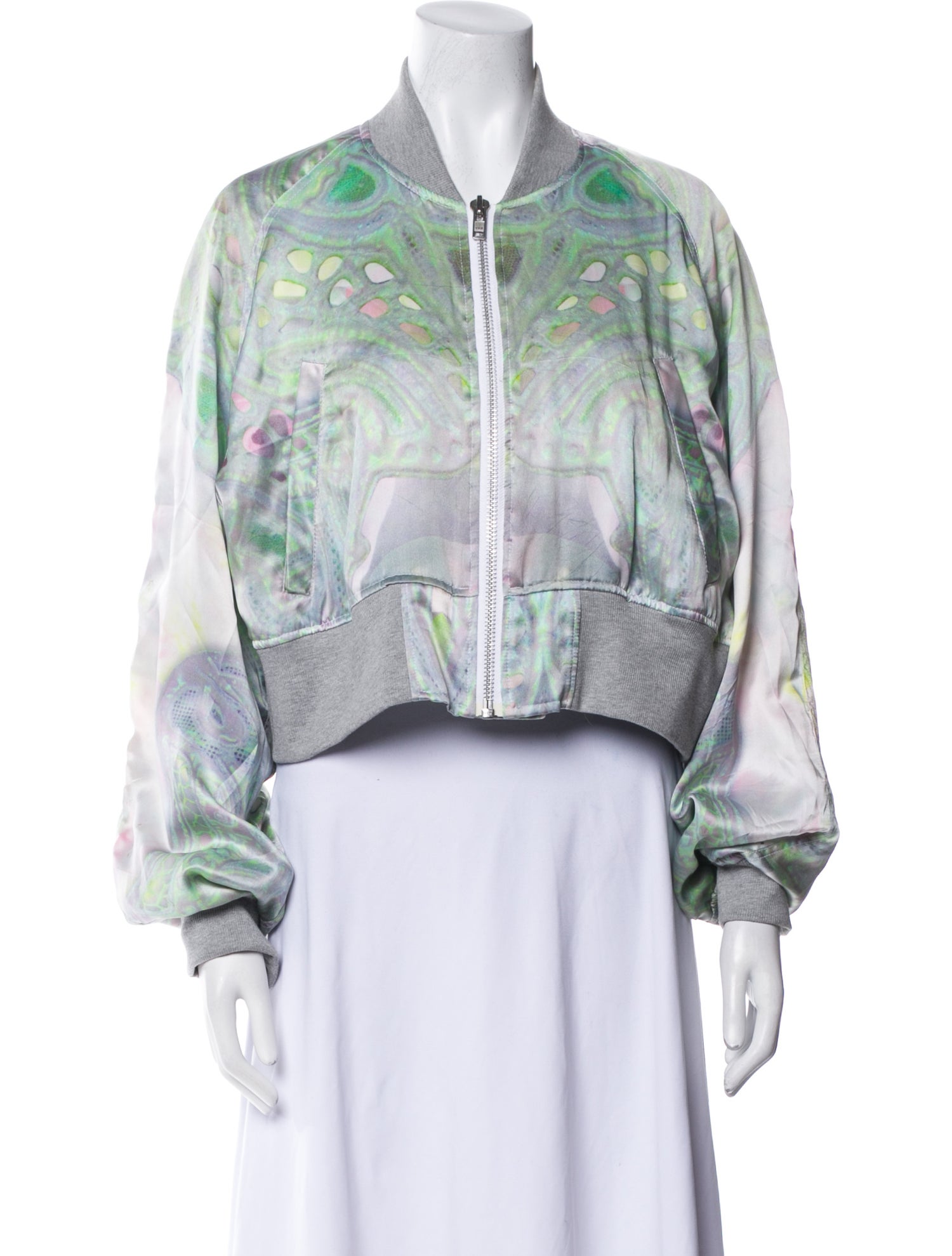 KTZ Silk Printed Bomber Jacket