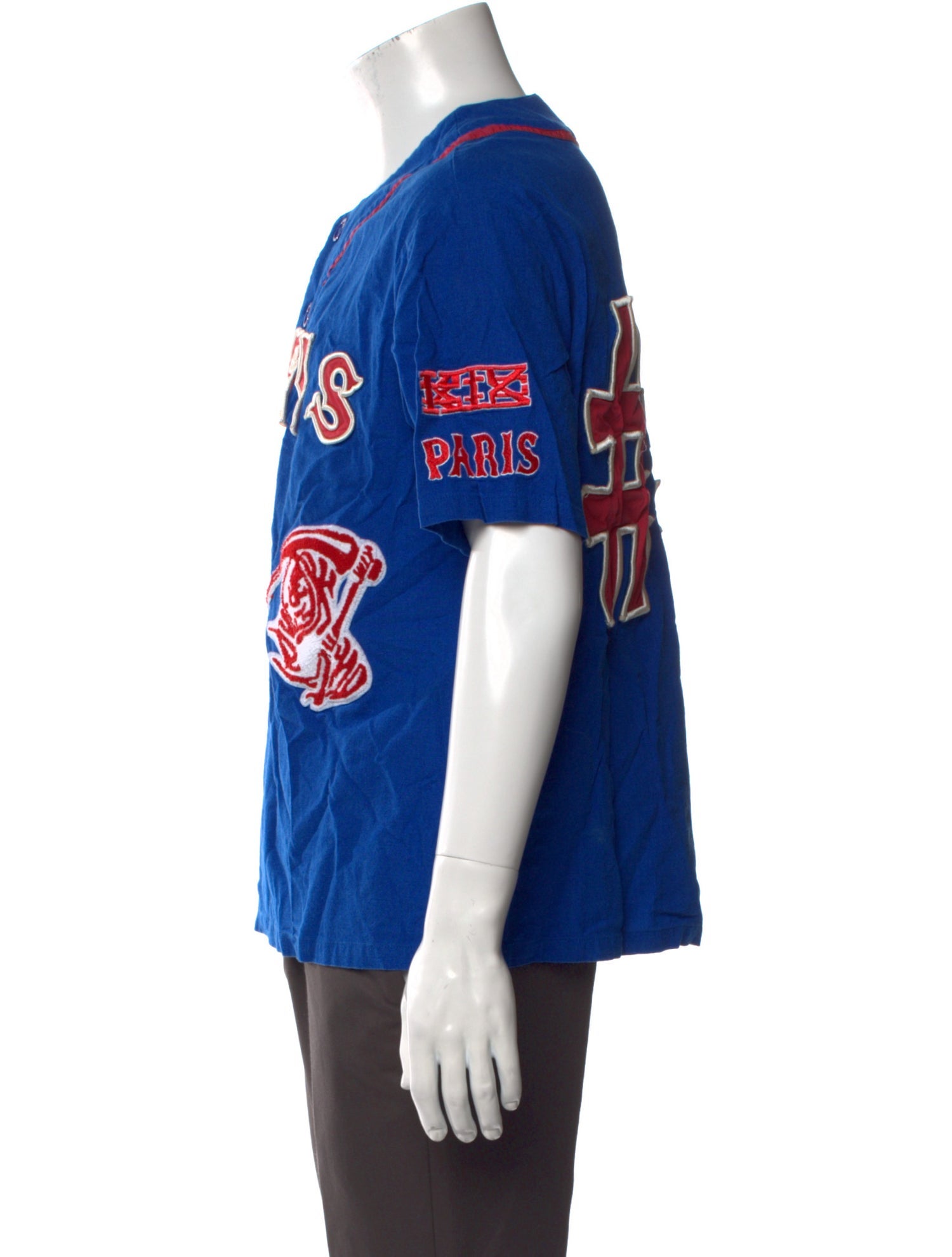 KTZ Linen Graphic Print Henley