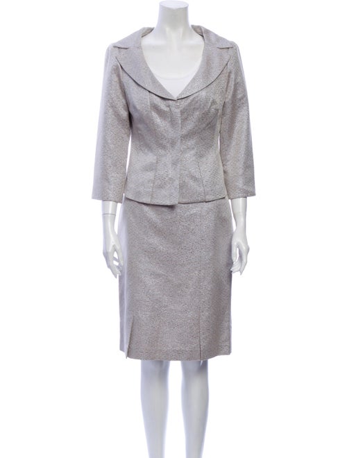 Kay Unger Skirt Set Metallic