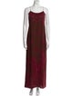 Kay Unger Printed Long Dress