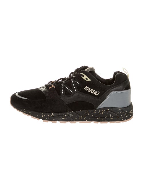 Karhu Suede Colorblock Pattern Sneakers Black