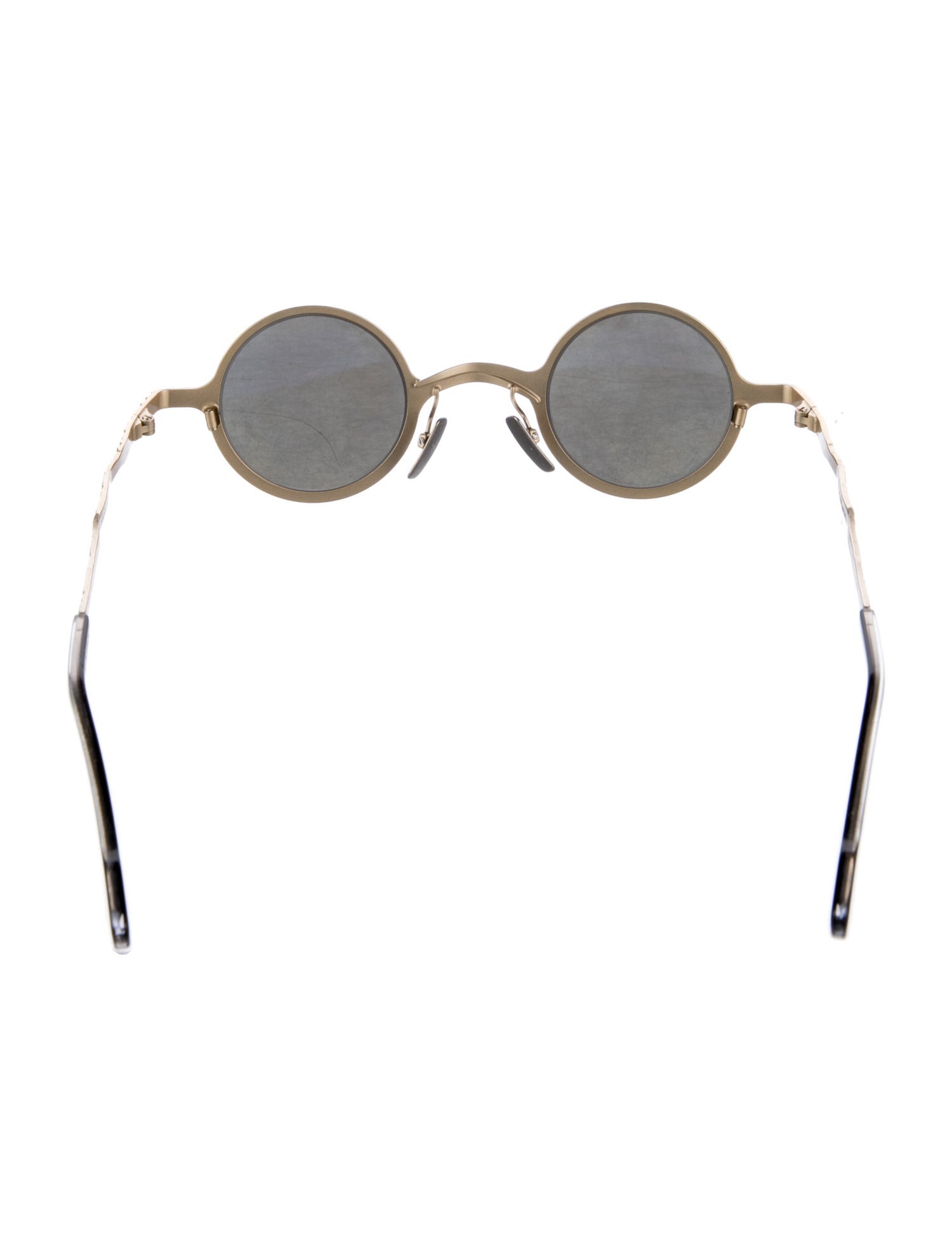 Kuboraum Round Mirrored Sunglasses