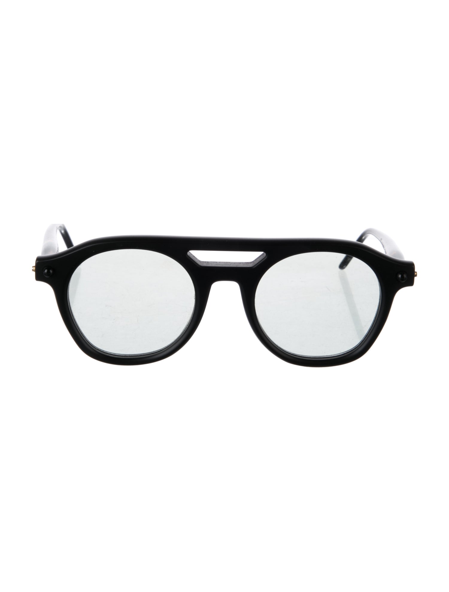 Kuboraum Round Mirrored Sunglasses